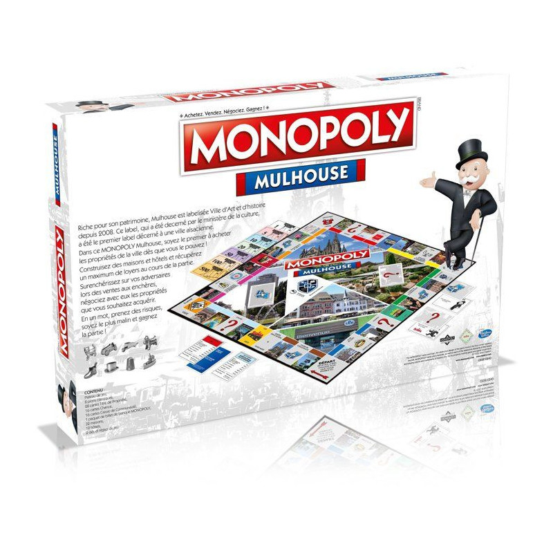 Monopoly Mulhouse - Jeu de société - WINNING MOVES - Édition locale