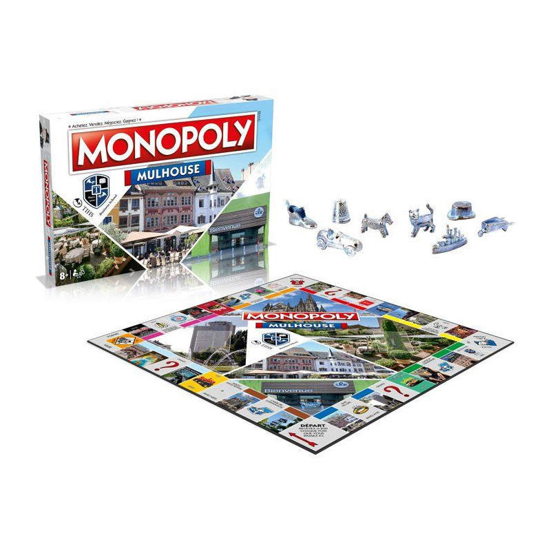 Monopoly Mulhouse - Jeu de société - WINNING MOVES - Édition locale