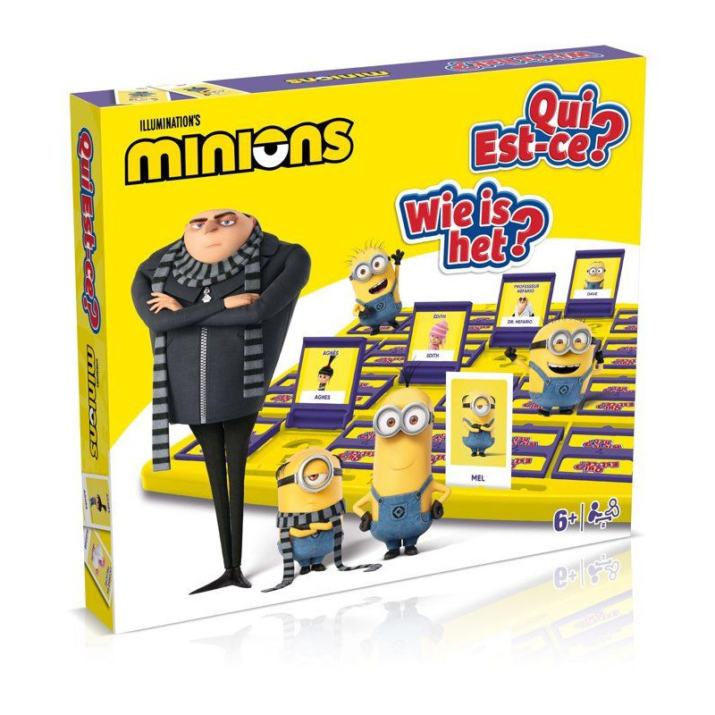 Qui est-ce ? Les Minions - Jeu de déduction - WINNING MOVES - 24 pers
