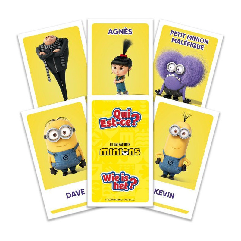 Qui est-ce ? Les Minions - Jeu de déduction - WINNING MOVES - 24 pers