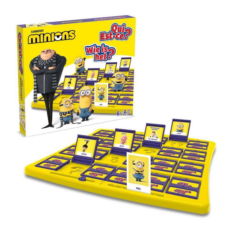 Qui est-ce ? Les Minions - Jeu de déduction - WINNING MOVES - 24 pers