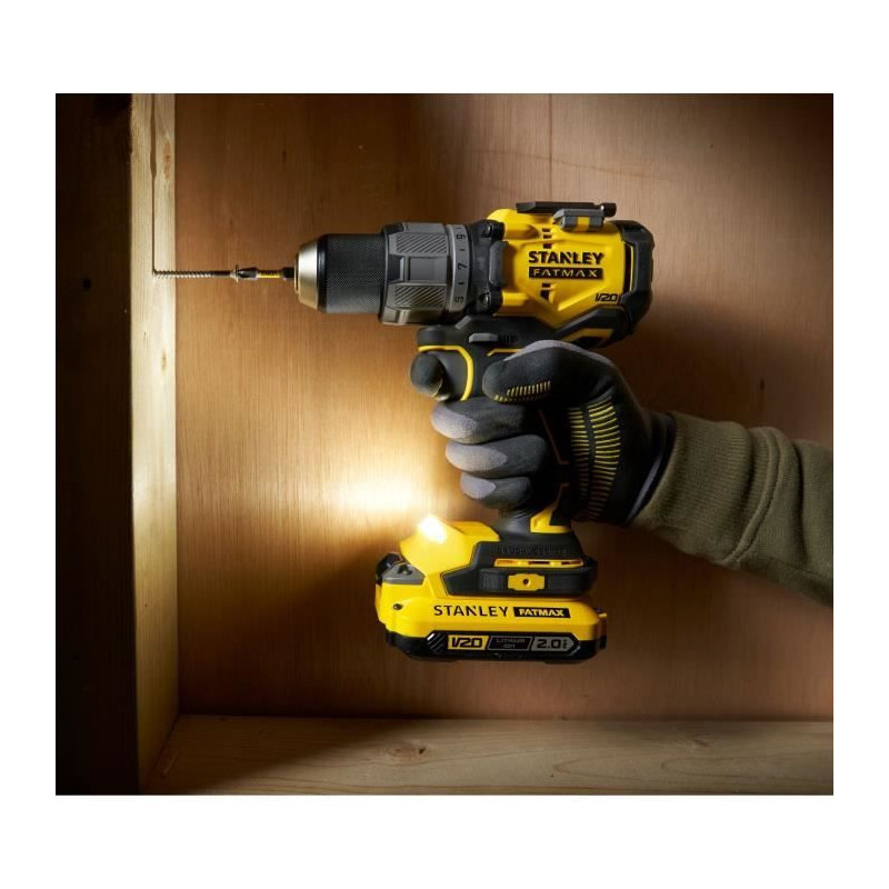 Perceuse visseuse à percussion sans fil - 18V - STANLEY FATMAX V20 -