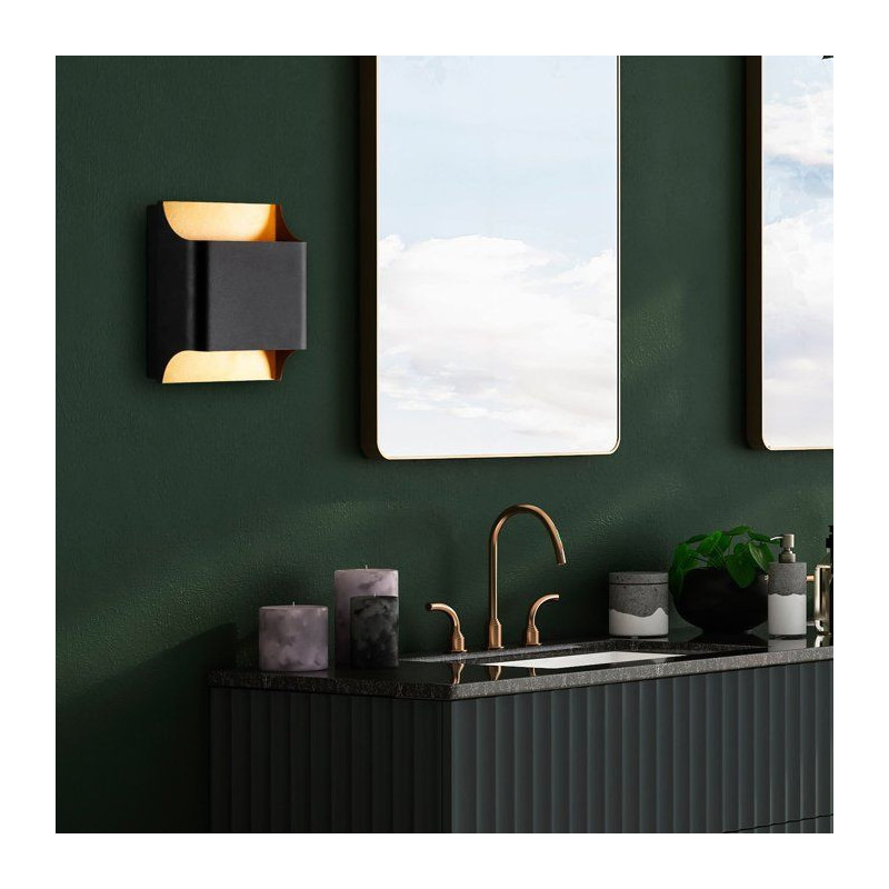 Applique murale Black - Métal noir - Eclairage moderne - Style contem