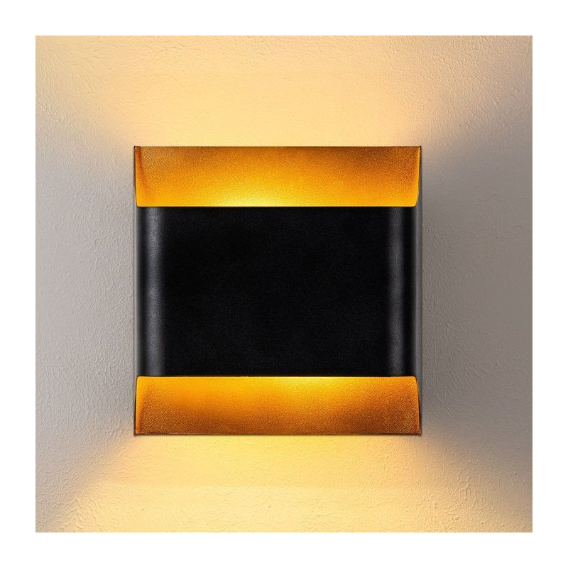 Applique murale Black - Métal noir - Eclairage moderne - Style contem