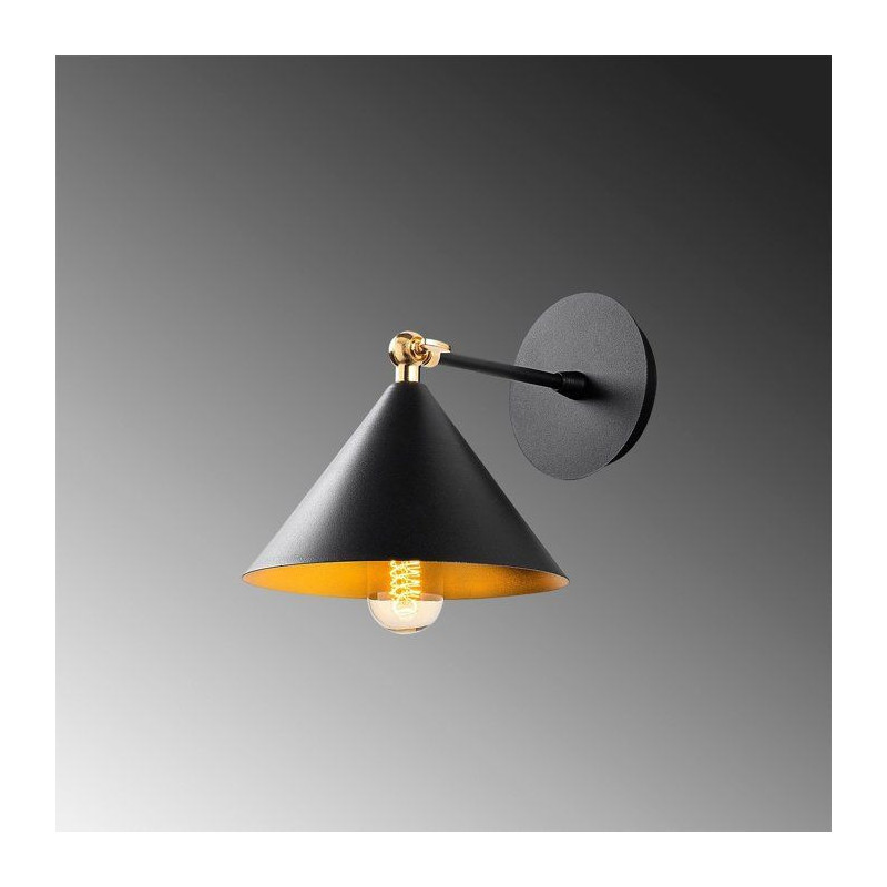 Applique murale Black - Industriel et scandinave - Métal - Design ten