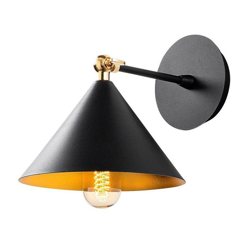 Applique murale Black - Industriel et scandinave - Métal - Design ten