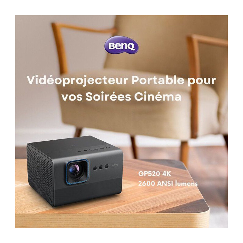 Vidéoprojecteur Lifestyle BENQ GP520 4K LED 2600 AI Google TV