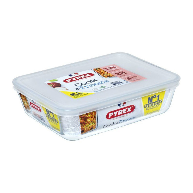 Boîtes de conservation rectangulaires - PYREX - Cook & Freez - Lot de