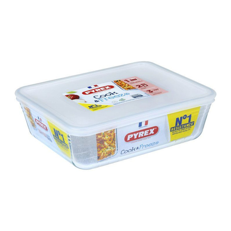 Boîtes de conservation rectangulaires - PYREX - Cook & Freez - Lot de