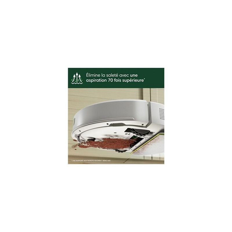 Aspirateur Robot Laveur - IROBOT Roomba 105 Combo + Autoempty - 2h - 7