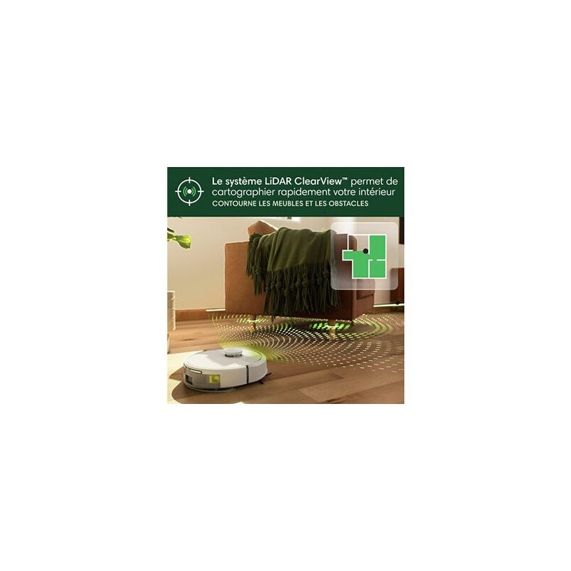 Aspirateur Robot Laveur - IROBOT Roomba 105 Combo + Autoempty - 2h - 7
