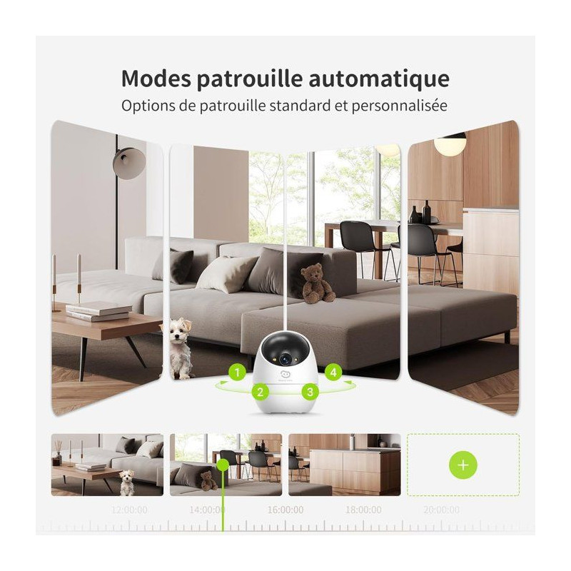 Caméra de surveillance - BEANS VIEW - D210 2K - Intérieur - WiFi - V