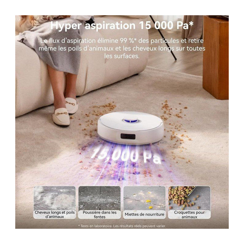 NARWAL Freo Z10 - Robot Aspirateur et Laveur avec Systeme Anti-Encheve