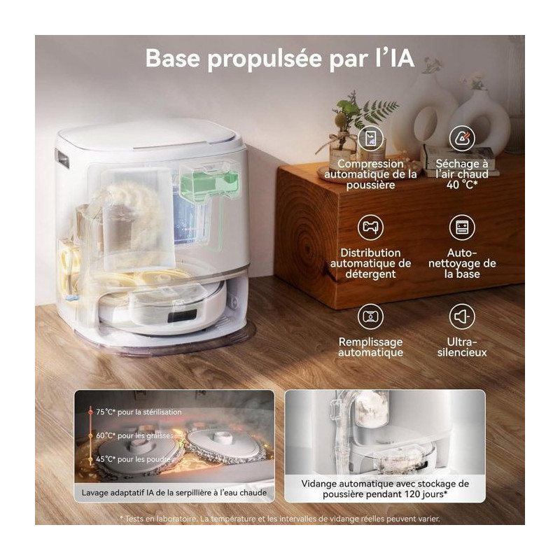 NARWAL Freo Z10 - Robot Aspirateur et Laveur avec Systeme Anti-Encheve