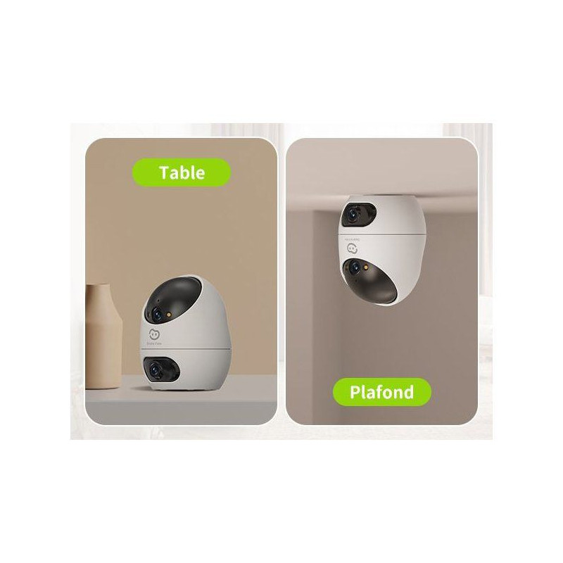 Caméra de surveillance - BEANS VIEW - D220 Dual 2K - Intérieur - WiF