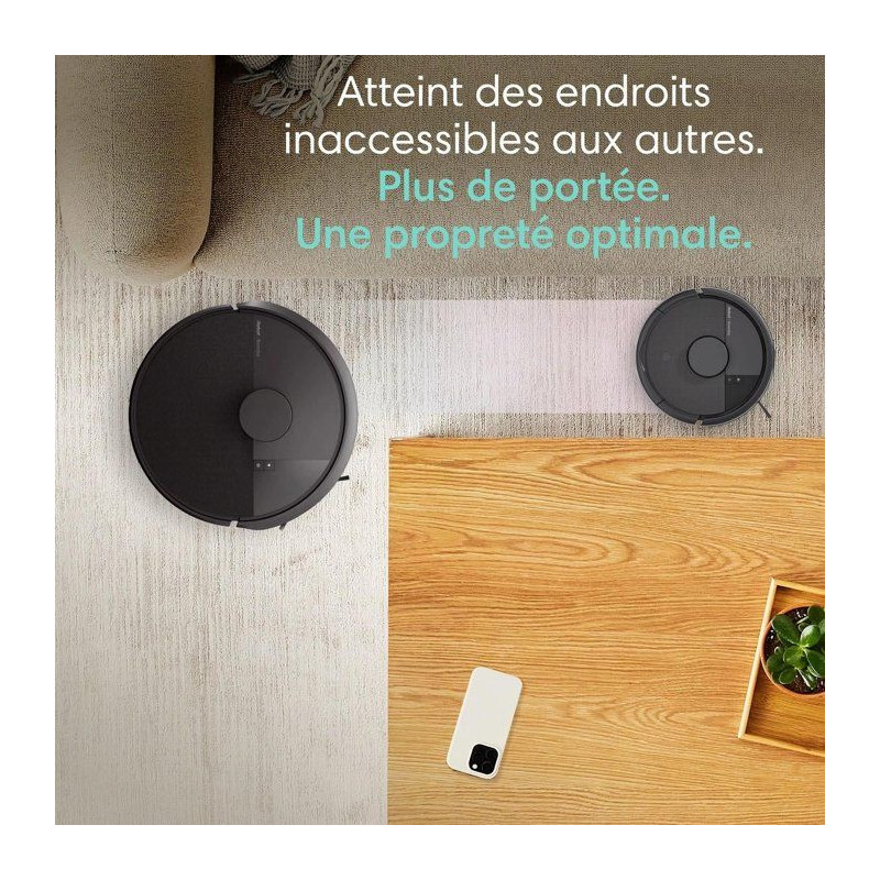 iRobot Roomba Mini Noir - Robot Aspirateur Laveur + Base Autoempty -