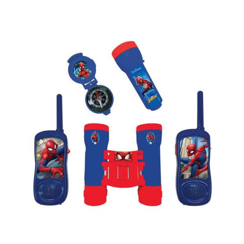 SPIDER-MAN - Adventurer's kit - Walkie-Talkie 120m range, binoculars,
