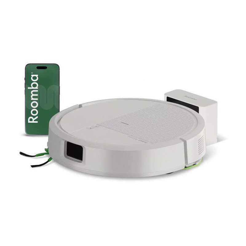 iRobot ROOMBA 115 - Robot aspirateur laveur - 15 000 Pa - 240 ml - Bla