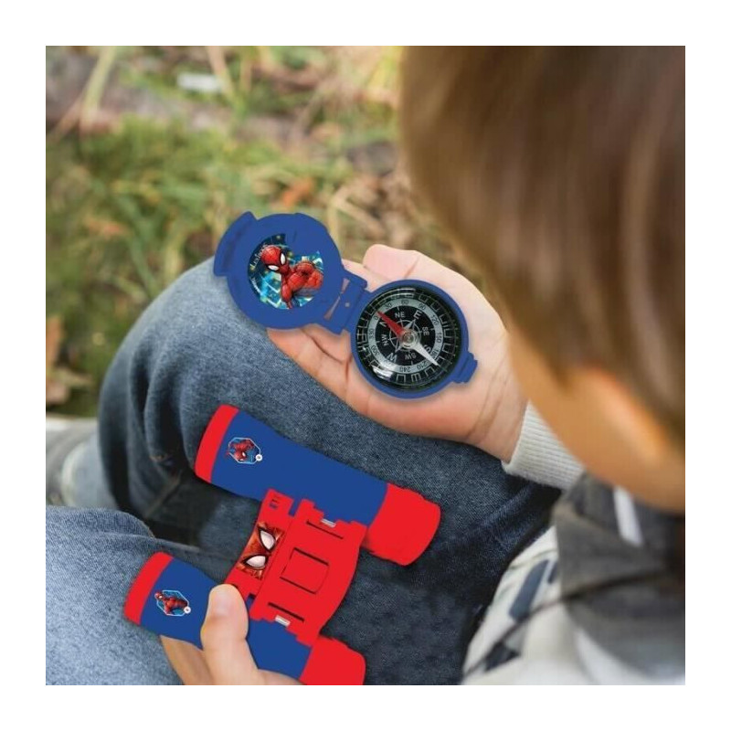SPIDER-MAN - Adventurer's kit - Walkie-Talkie 120m range, binoculars,