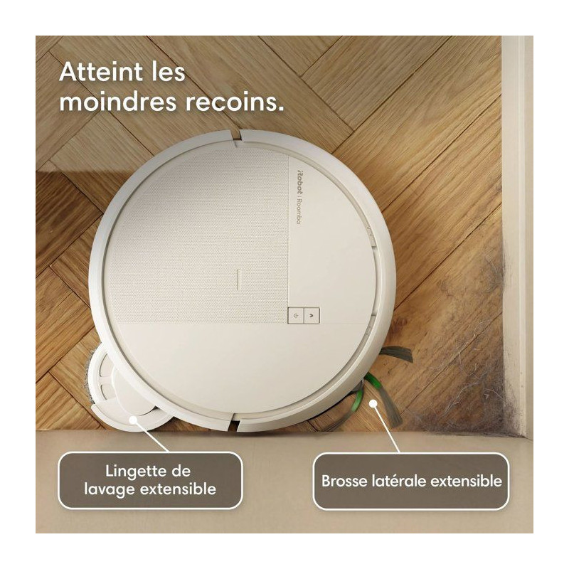 Robot aspirateur laveur - IROBOT Roomba Plus 415 - 300 min autonomie -
