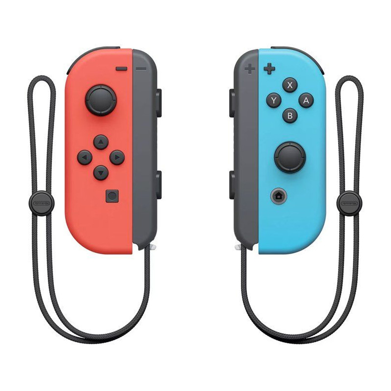 Paire de manettes Joy-Con Rouge Néon & Bleu Néon pour Nintendo Switc