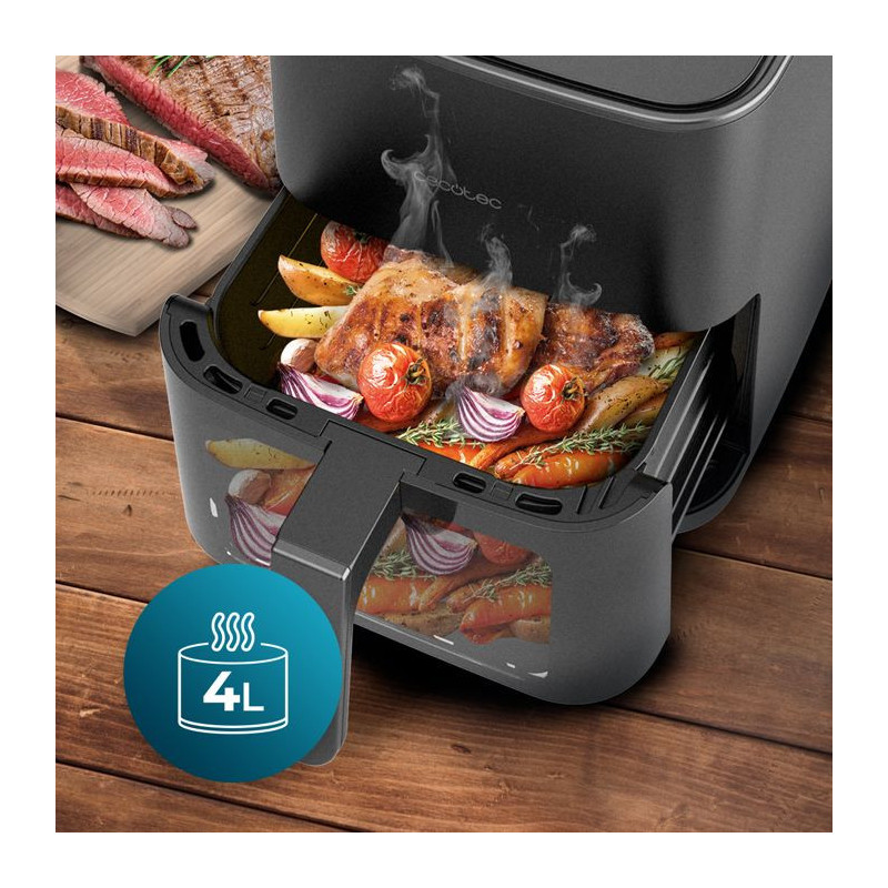 Friteuse a air sans huile CECOTEC CECOFRY&GRILL DUOHEAT 4000 4L Grill