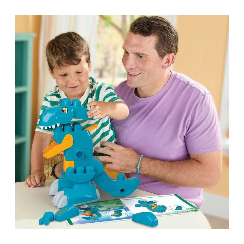 Jeu de construction - MEGA BLOKS - Dino JMK85 - 3 en 1 - 22 pieces - T