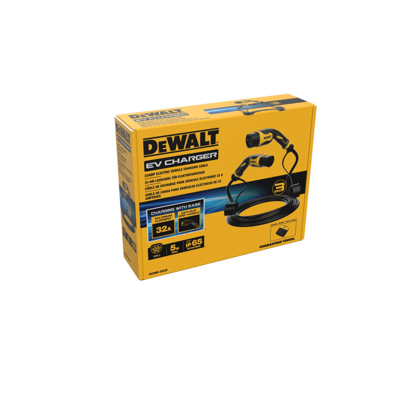 Câble de charge pour véhicule électrique - DEWALT - 7,4kW - Type 2
