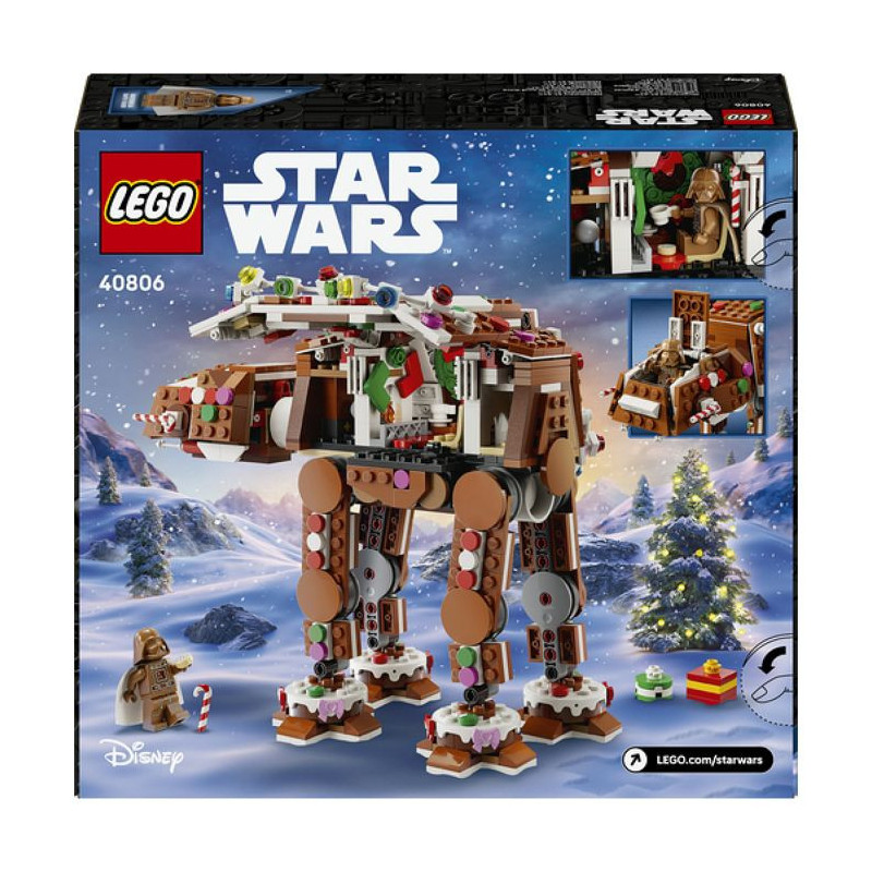 LEGO Star Wars 40806 - AT-AT Walker Façon Pain d'Épices + Dark Vador