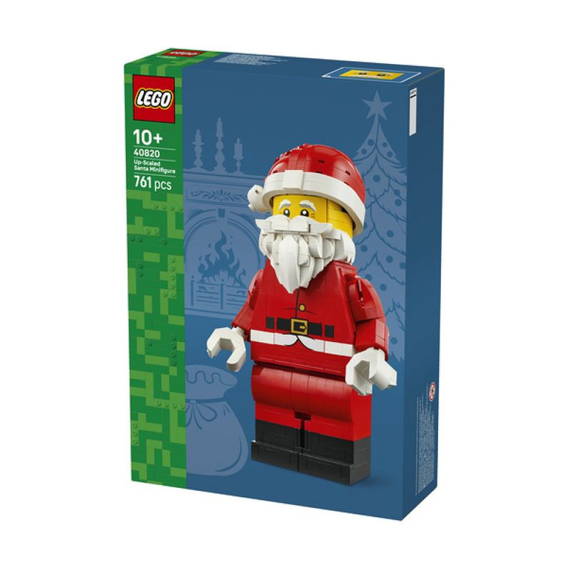 LEGO 40820 - Minifigurine du Pere Noël Grand Format - Décoration de