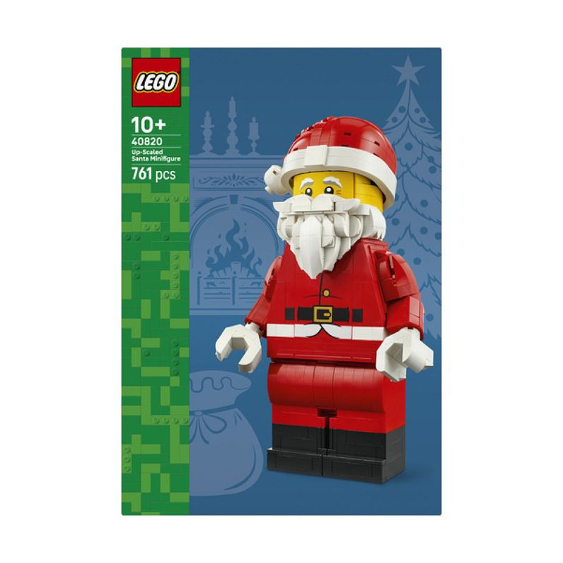 LEGO 40820 - Minifigurine du Pere Noël Grand Format - Décoration de
