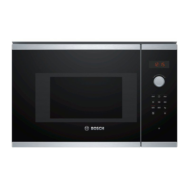 Micro-onde encastrable 38 cm - Bosch Serie 4 - BFL523MS0 - Inox - H 38