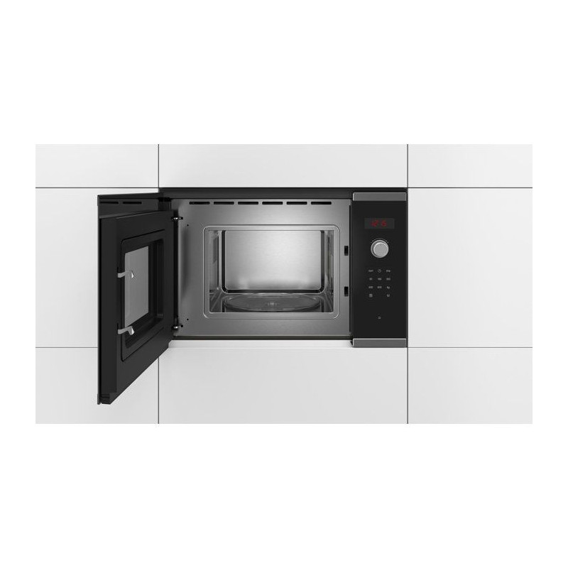 Micro-onde encastrable 38 cm - Bosch Serie 4 - BFL523MS0 - Inox - H 38