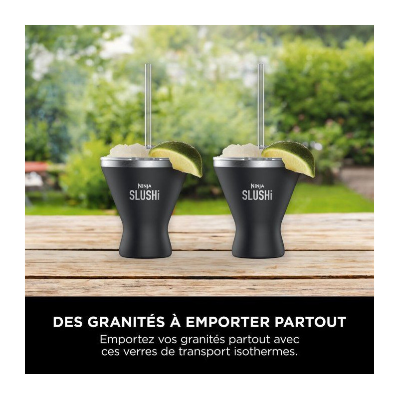 Verres a cocktail isothermes - NINJA - SLUSHi XSKMRG2BKEUK - Lot de 2