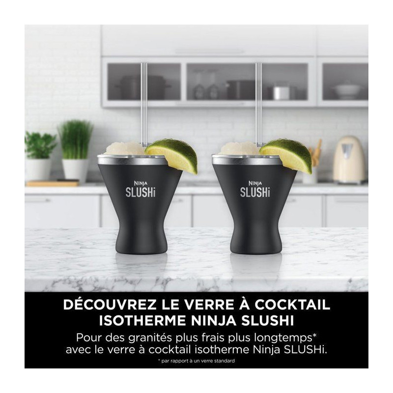 Verres a cocktail isothermes - NINJA - SLUSHi XSKMRG2BKEUK - Lot de 2