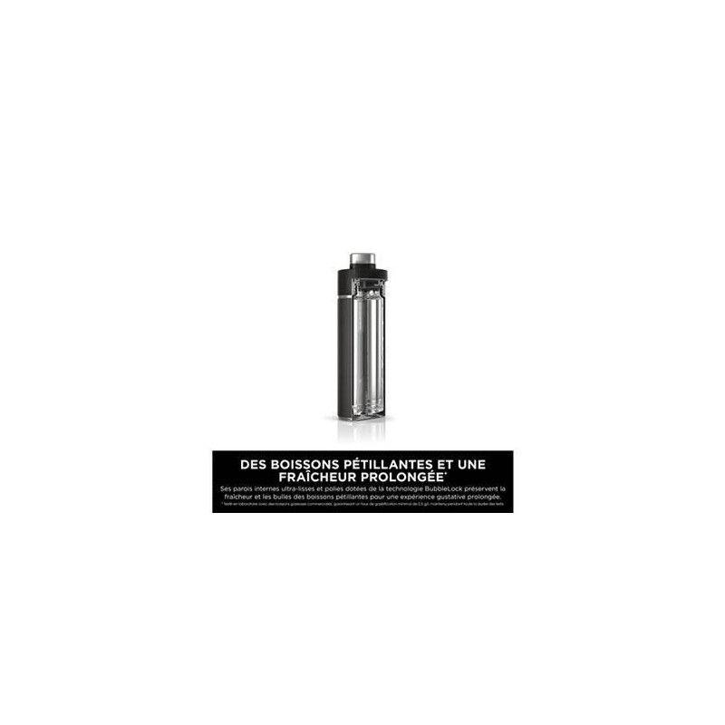 Gourde isotherme Thirsti - NINJA - Noir - 700 ml - Acier inoxydable