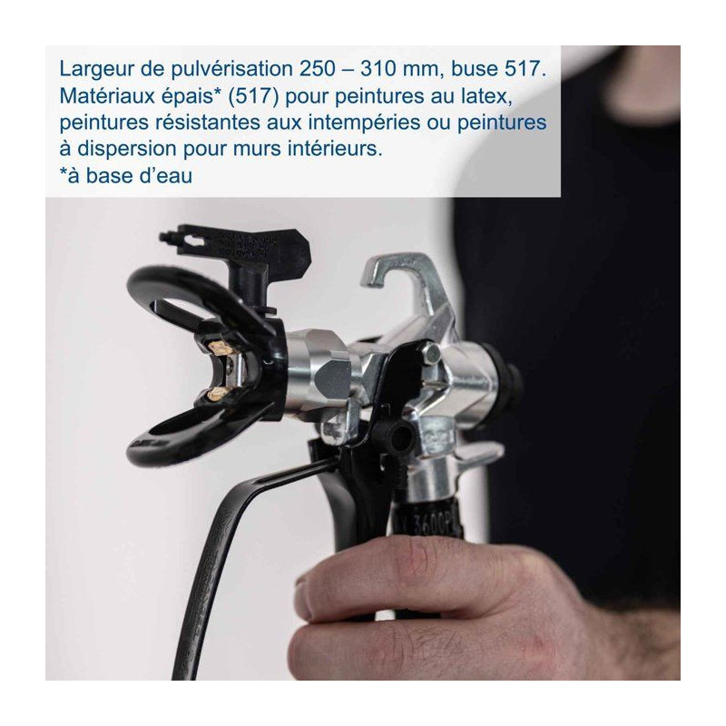 Pistolet a peinture Airless SCHEPPACH - PTSA600 - 227 bar - 2,0 L/min