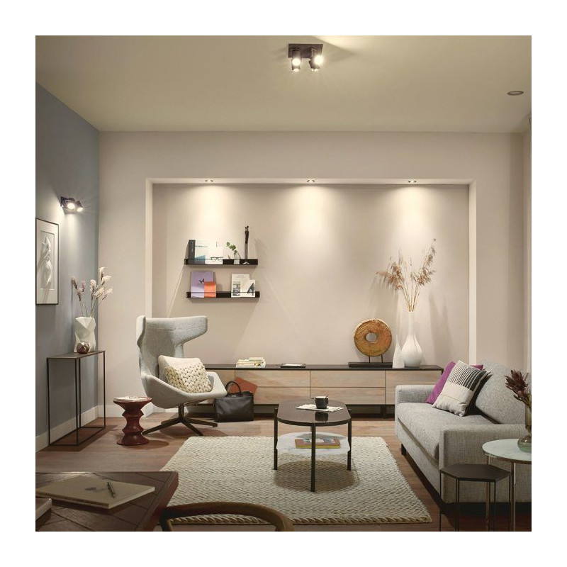 Spot encastré LED - PHILIPS HUE - Milliskin - lot de 3 - blanc - GU10
