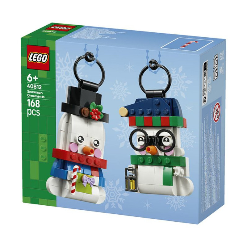 LEGO 40812 - Les Bonshommes de Neige Décoratifs - 2 Figurines a Suspe