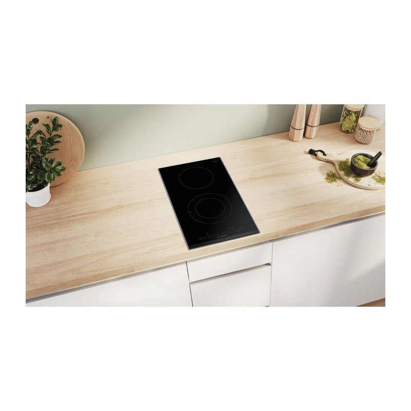 Domino électrique 30 cm - Bosch Serie 6 - 2 feux - H 3,8 x L 30,6 x P