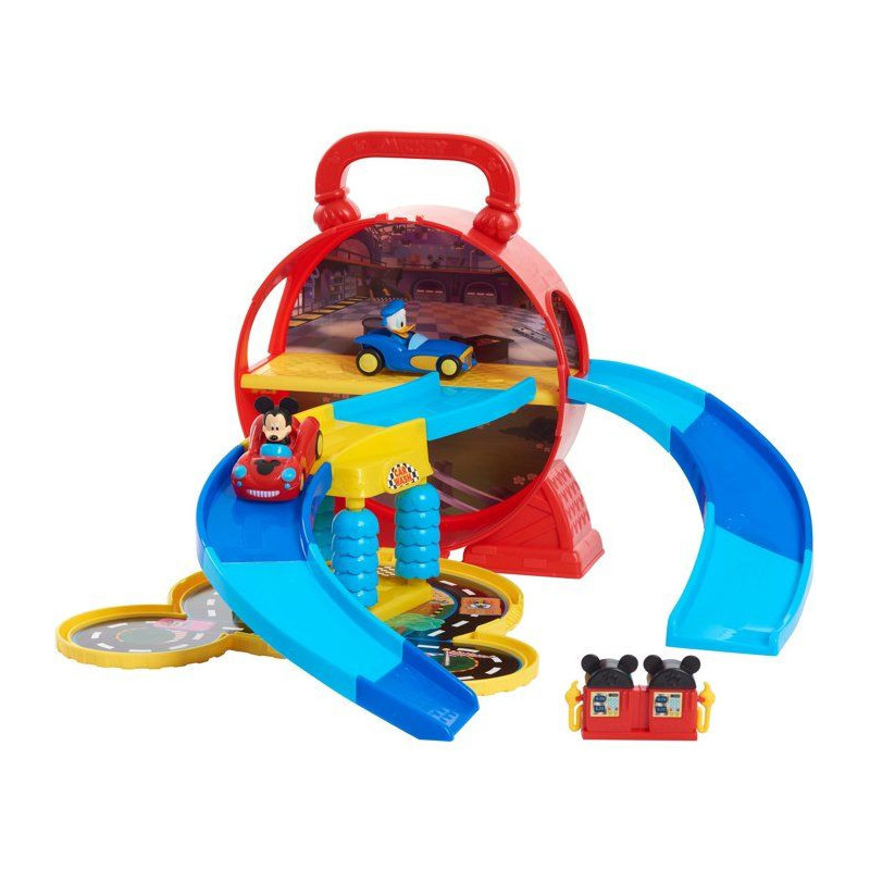 Garage transportable - DISNEY - Mickey Mouse Stow N' Go - 12 accessoir
