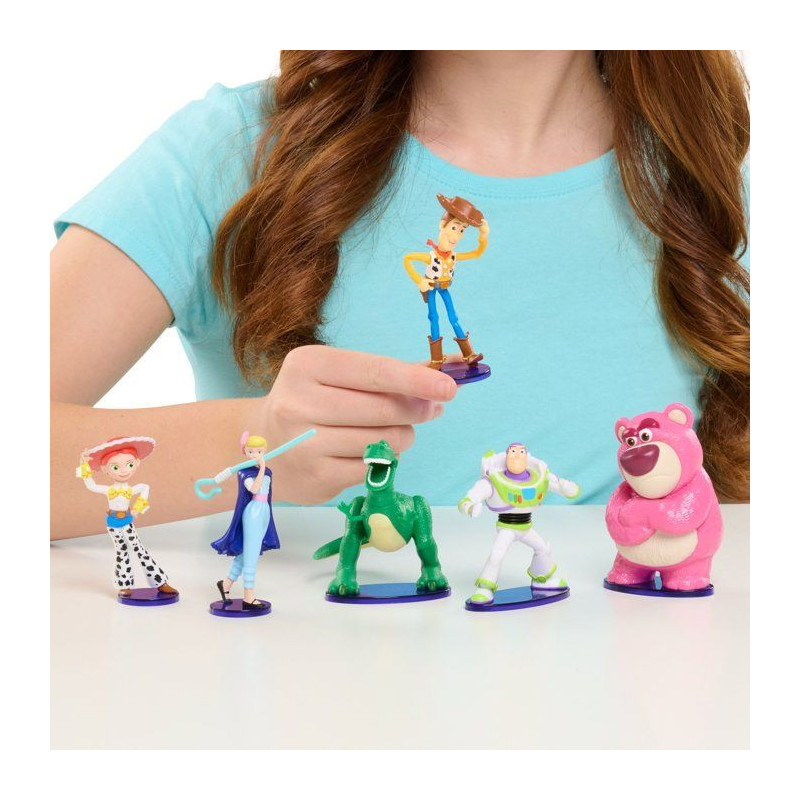 Coffret figurines - DISNEY Pixar Toy Story - 6 figurines de 8 cm - Woo