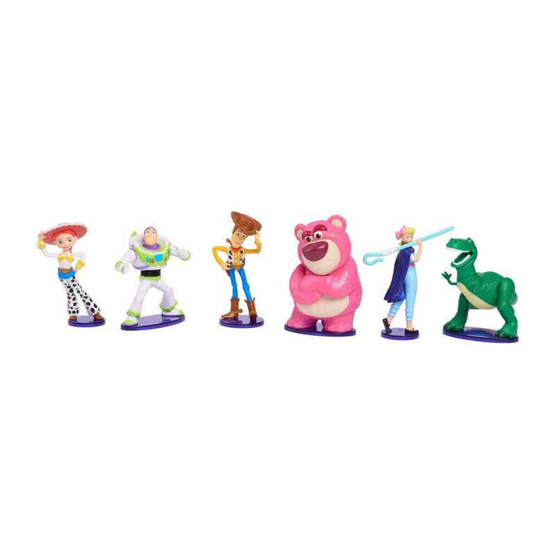 Coffret figurines - DISNEY Pixar Toy Story - 6 figurines de 8 cm - Woo