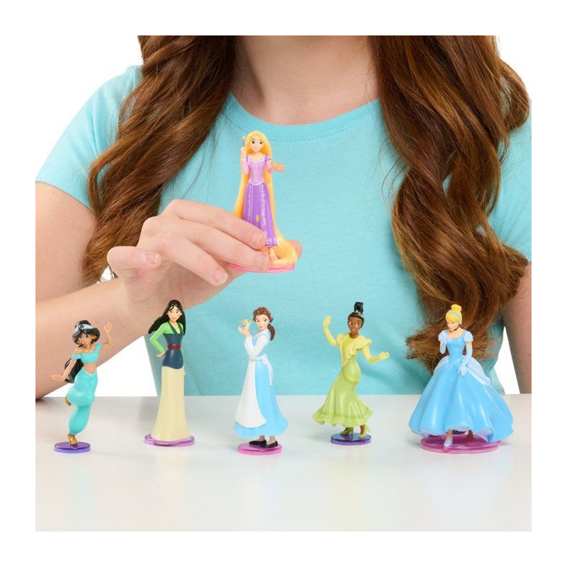 Coffret figurines - DISNEY Princess - 6 figurines de 8 cm - Princesses