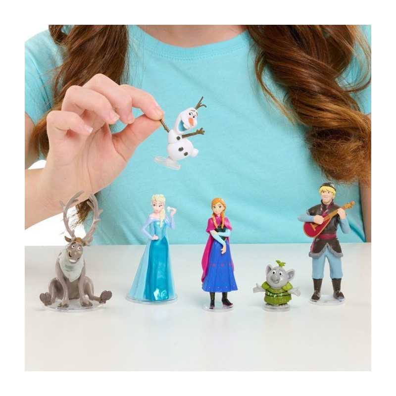 Coffret figurines - DISNEY FROZEN - La Reine des Neiges - 6 figurines