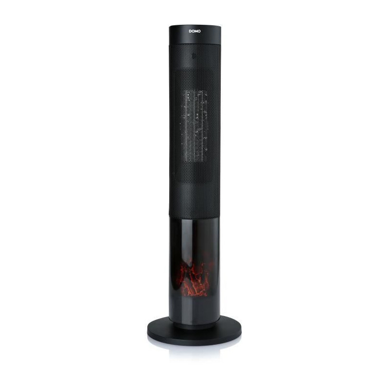 Chauffage céramique effet feu de bois - 2000 W - DOMO - DO7345H - 83,