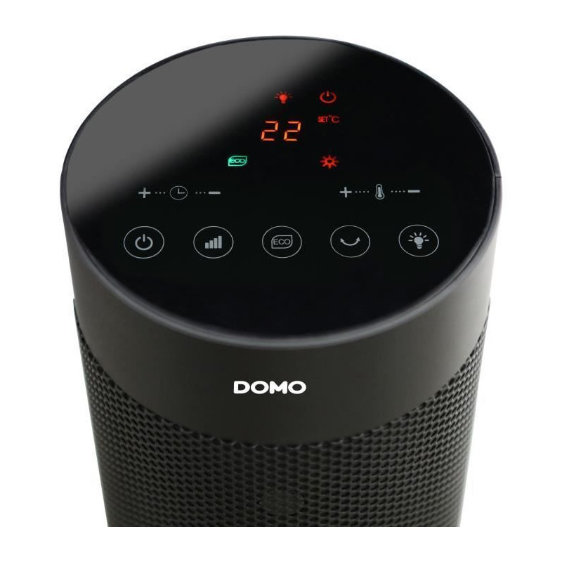 Chauffage céramique effet feu de bois - 2000 W - DOMO - DO7345H - 83,