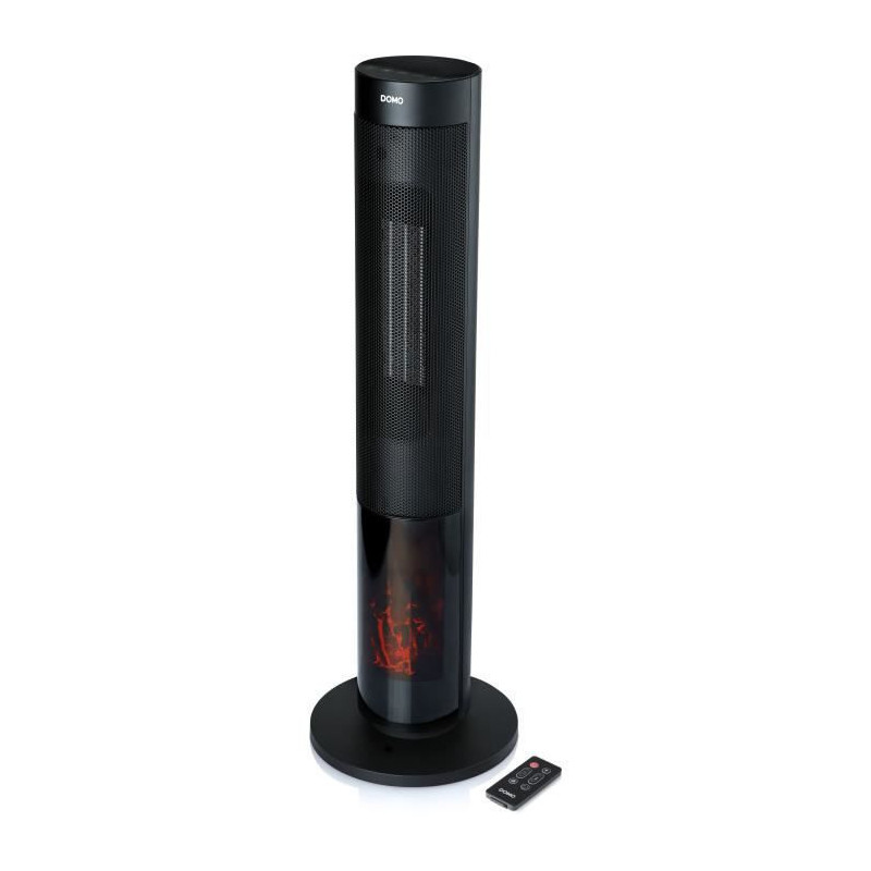 Chauffage céramique effet feu de bois - 2000 W - DOMO - DO7345H - 83,