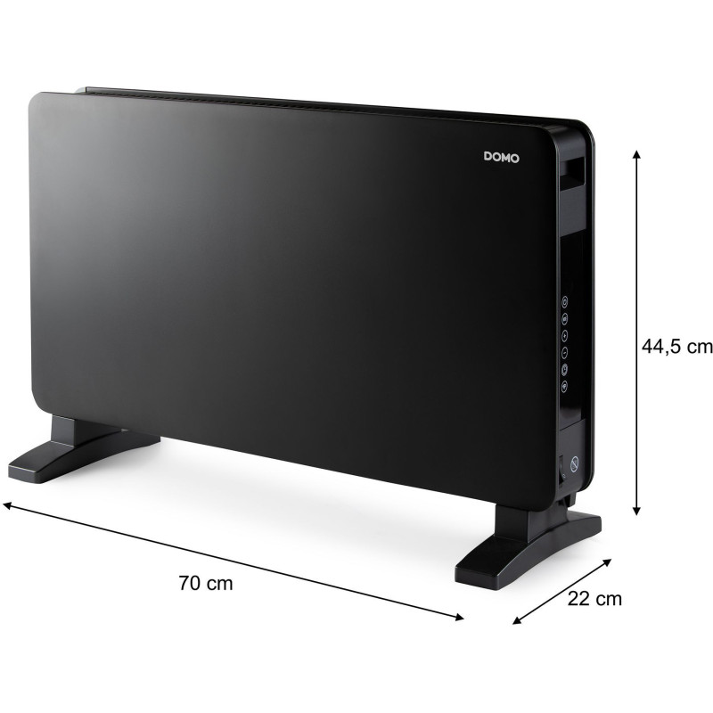 Convecteur de chauffage - 2000 W - Domo - DO7355CH - Wifi + télécomm