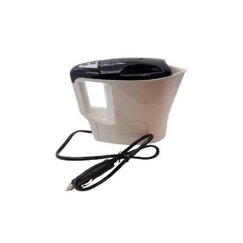 Electric Kettle 24V 1 Liter 250W White and Blue